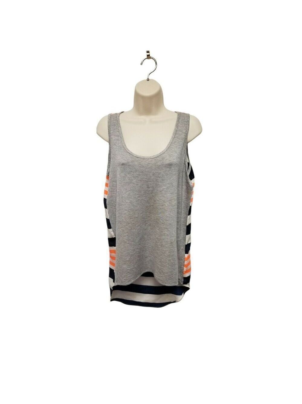 Vintage Havana Est 1954 Multicolor Gray/Pink & Blue Hi-Low Tank Top Size M